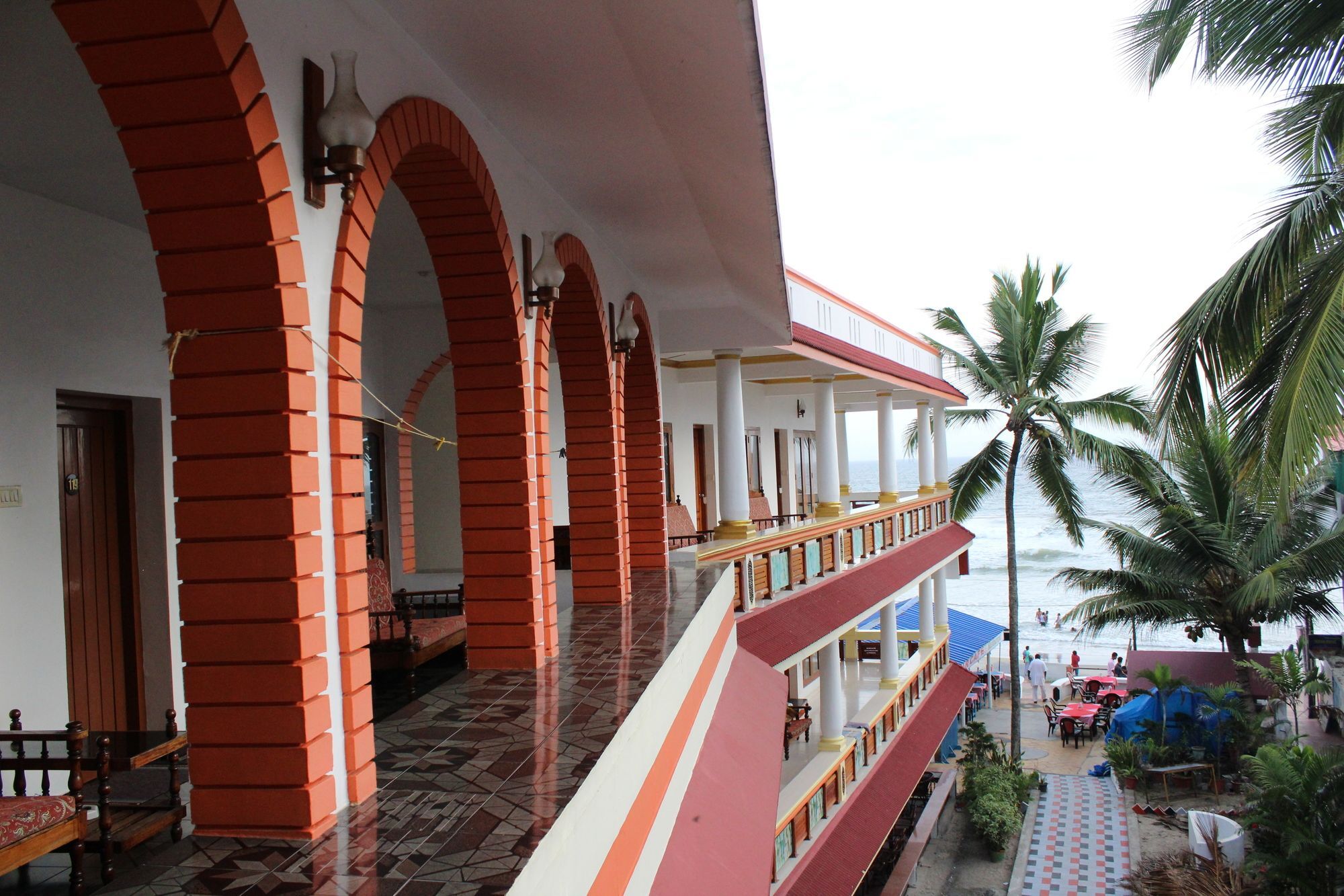 Hotel Sea View Palace - The Beach Hotel, Kovalam Exterior foto